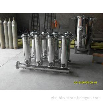 Industrial Control Flow Bag Filter Housing For Water Remedi